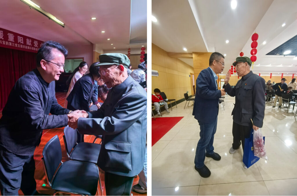 支部聯動先鋒行 情暖重陽獻愛心 | 科信聯合黨支部攜手寶韻第三黨支部共赴頤樂園敬老慰問